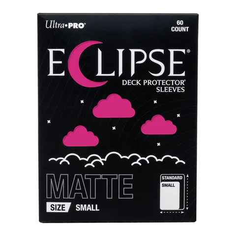 Ultra PRO ECLIPSE Matte Small DECK PROTECTOR Sleeves: Hot Pink - 60ct