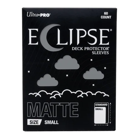 Ultra PRO ECLIPSE Matte Small DECK PROTECTOR Sleeves: Smoke Grey - 60ct