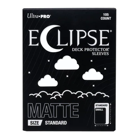 Ultra PRO ECLIPSE Matte Standard DECK PROTECTOR Sleeves: Arctic White - 105ct