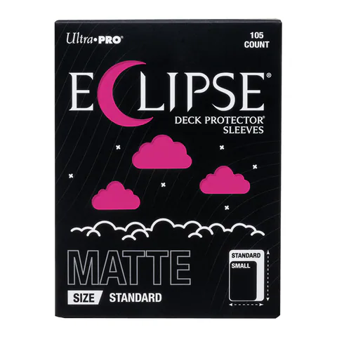 Ultra PRO ECLIPSE Matte Standard DECK PROTECTOR Sleeves: Hot Pink - 105ct
