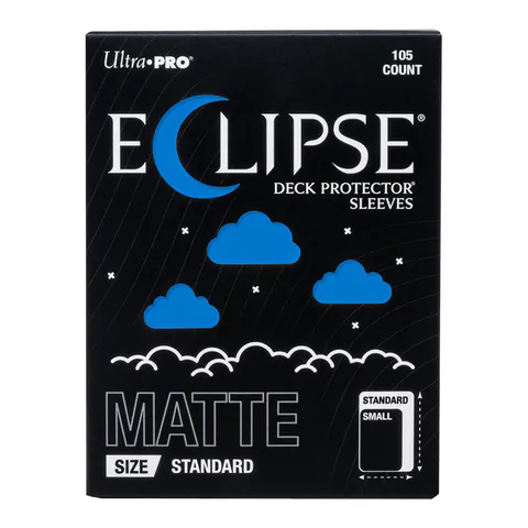 Ultra PRO ECLIPSE Matte Standard DECK PROTECTOR Sleeves: Pacific Blue - 105ct