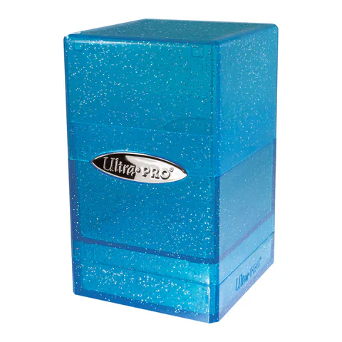 Ultra PRO Glitter SATIN Tower DECK BOX (Blue)