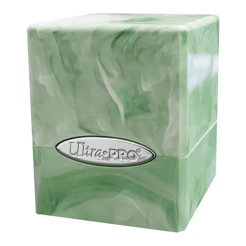 Ultra PRO Marble SATIN Cube (Lime Green / White)