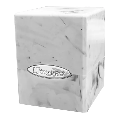 Ultra PRO Marble SATIN Cube (White / Black)