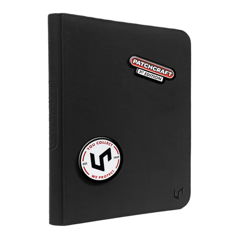 Ultra PRO PATCHCRAFT Zippered 9-Pocket PRO-BINDER Black