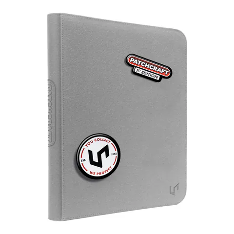 Ultra PRO PATCHCRAFT Zippered 9-Pocket PRO-BINDER Gray