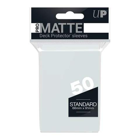 Ultra PRO PRO-Matte Standard DECK PROTECTOR Sleeves, Clear (50ct)