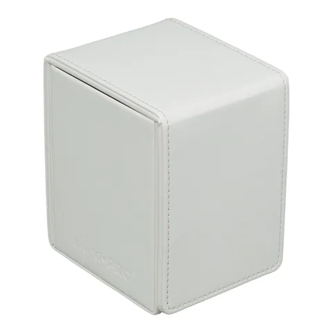 Ultra PRO Vivid ALCOVE Flip DECK BOX (White)