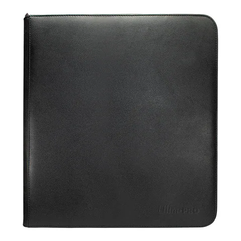 Ultra PRO Vivid Black 12-Pocket Zippered PRO-BINDER Album