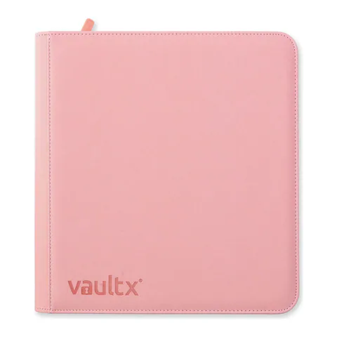 Vault X 12-Pocket Exo-Tec Zip Binder Just Pink
