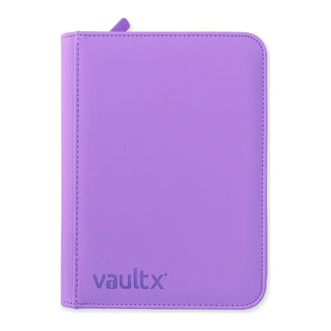 Vault X 4-Pocket Exo-Tec Zip Binder Just Purple