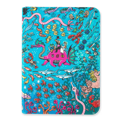 Vault X 9-Pocket Exo-Tec Zip Binder Water: Osare