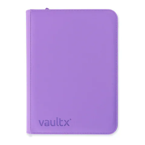 Vault X 9-Pocket Exo-Tec Zip Binder Just Purple