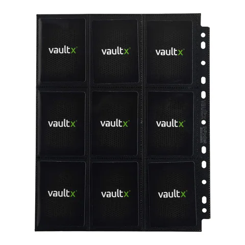 Vault X 9-Pocket Sideloaders (shown: Black / 50 Pages)