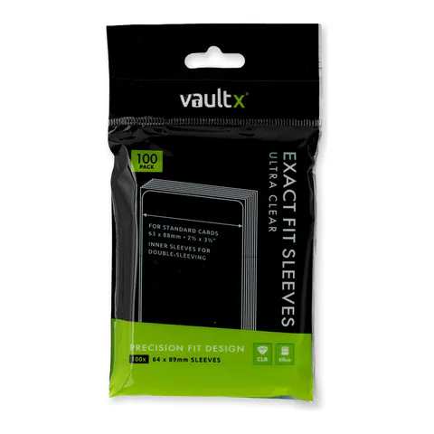 Vault X Exact Fit Card Sleeves (shown: 100 Sleeves)