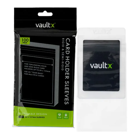 Vault X Card Holder Sleeves, resealable (100)