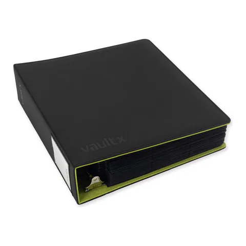 Vault X Large Exo-Tec Ring Binder (shown: Black / Electric Green)
