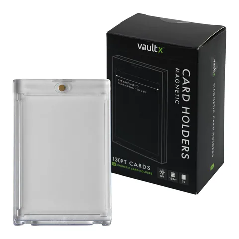Vault X Magnetic Card Holders 130pt (5 pack)