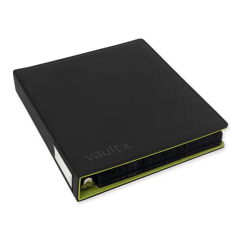 Vault X Slim Exo-Tec Ring Binder (shown: Black / Electric Green)